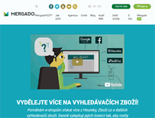 Tablet Screenshot of mergado.cz